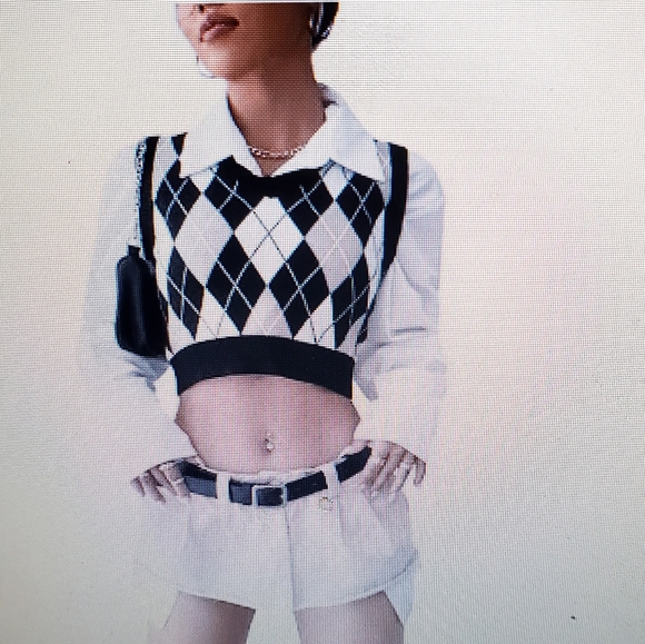 Aeropostale Sleeveless Cropped Sweater Vest | XL - Picture 9 of 9